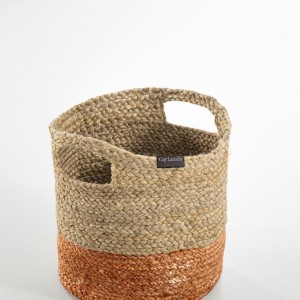 Jute Basket Coral 30D X 30 Guy Laroche