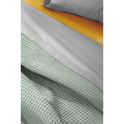 Κουβέρτα Βαμβακερή Eternity Aloe 160X240 Μονή Guy Laroche