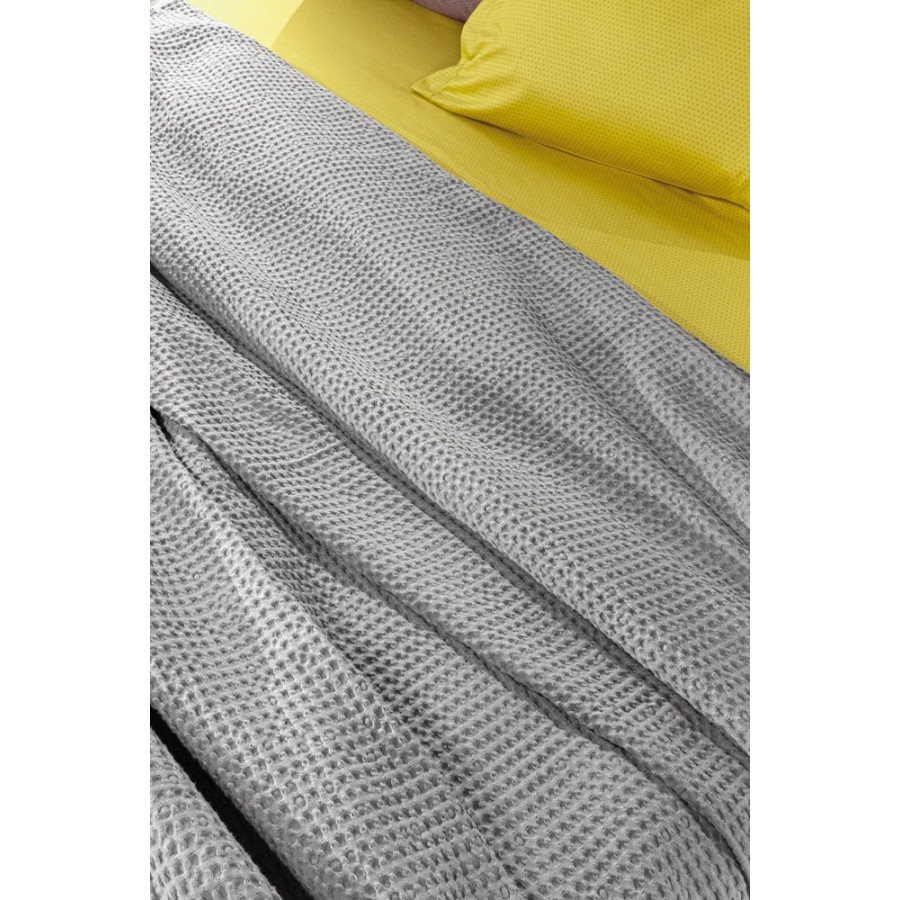 Κουβέρτα Βαμβακερή Eternity Silver 160X240 Μονή Guy Laroche Κουβέρτα Βαμβακερή Eternity Silver 160X240 Μονή Guy Laroche