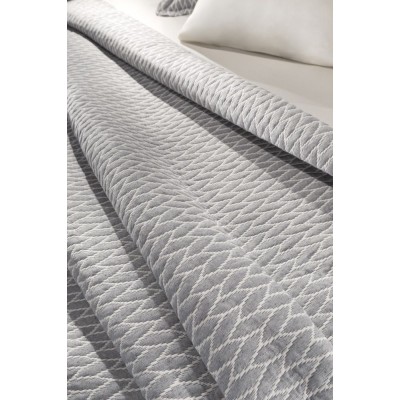 Κουβέρτα Harvey Grey 245X260 Υπέρδιπλη Guy Laroche