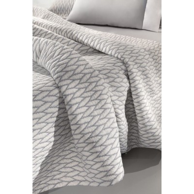 Κουβέρτα Harvey Silver 245X260 Υπέρδιπλη Guy Laroche