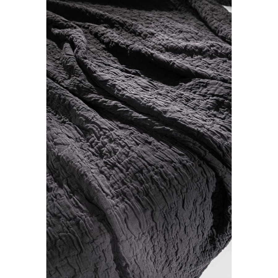 Κουβέρτα Καλοκαιρινή Times Anthracite 240X260 Υπέρδιπλη Guy Laroche