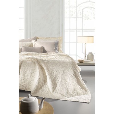 Κουβέρτα Καλοκαιρινή Times Cream 240X260 Υπέρδιπλη Guy Laroche