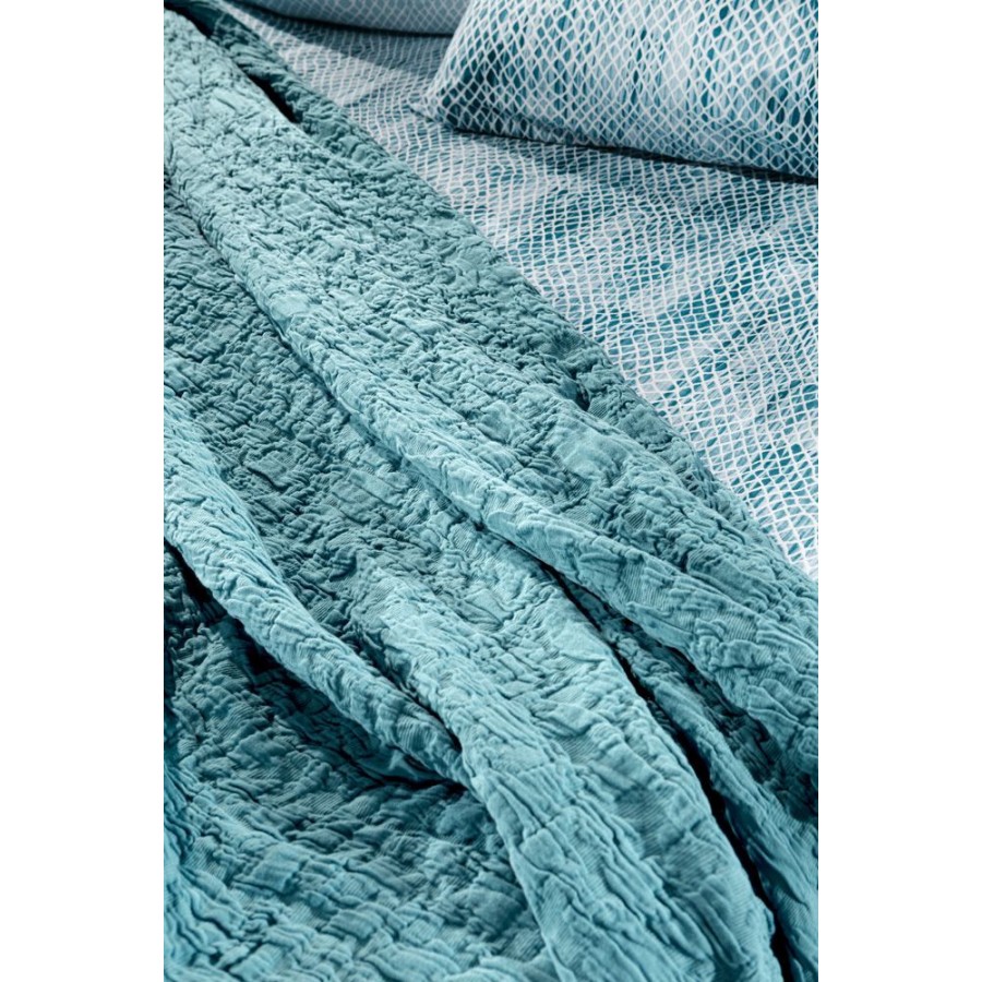 Κουβέρτα Καλοκαιρινή Times Petrol 240X260 Υπέρδιπλη Guy Laroche