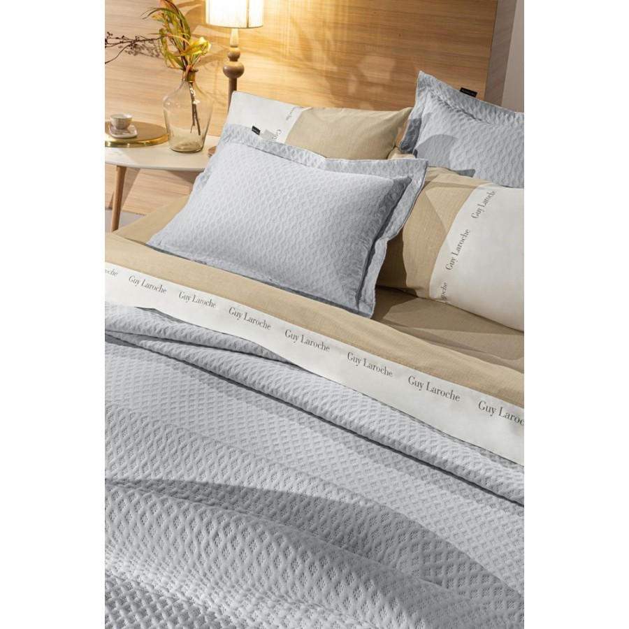 Κουβέρτα Opium Grey 245X260 Υπέρδιπλη Guy Laroche