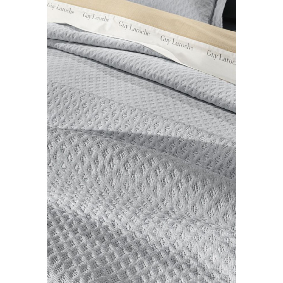Κουβέρτα Opium Grey 245X260 Υπέρδιπλη Guy Laroche