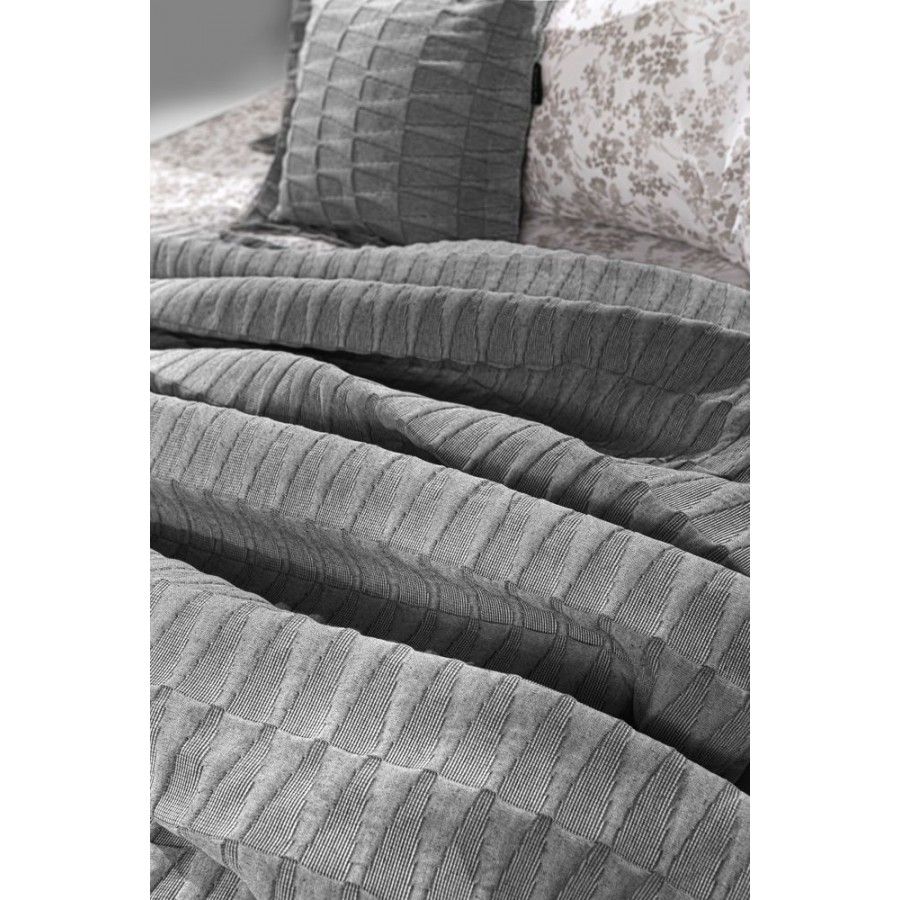Κουβέρτα Palmyra Anthracite 245X260 Υπέρδιπλη Guy Laroche Κουβέρτα Palmyra Anthracite 245X260 Υπέρδιπλη Guy Laroche
