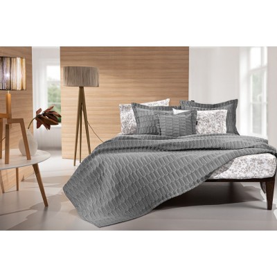 Κουβέρτα Palmyra Anthracite 245X260 Υπέρδιπλη Guy Laroche Κουβέρτα Palmyra Anthracite 245X260 Υπέρδιπλη Guy Laroche
