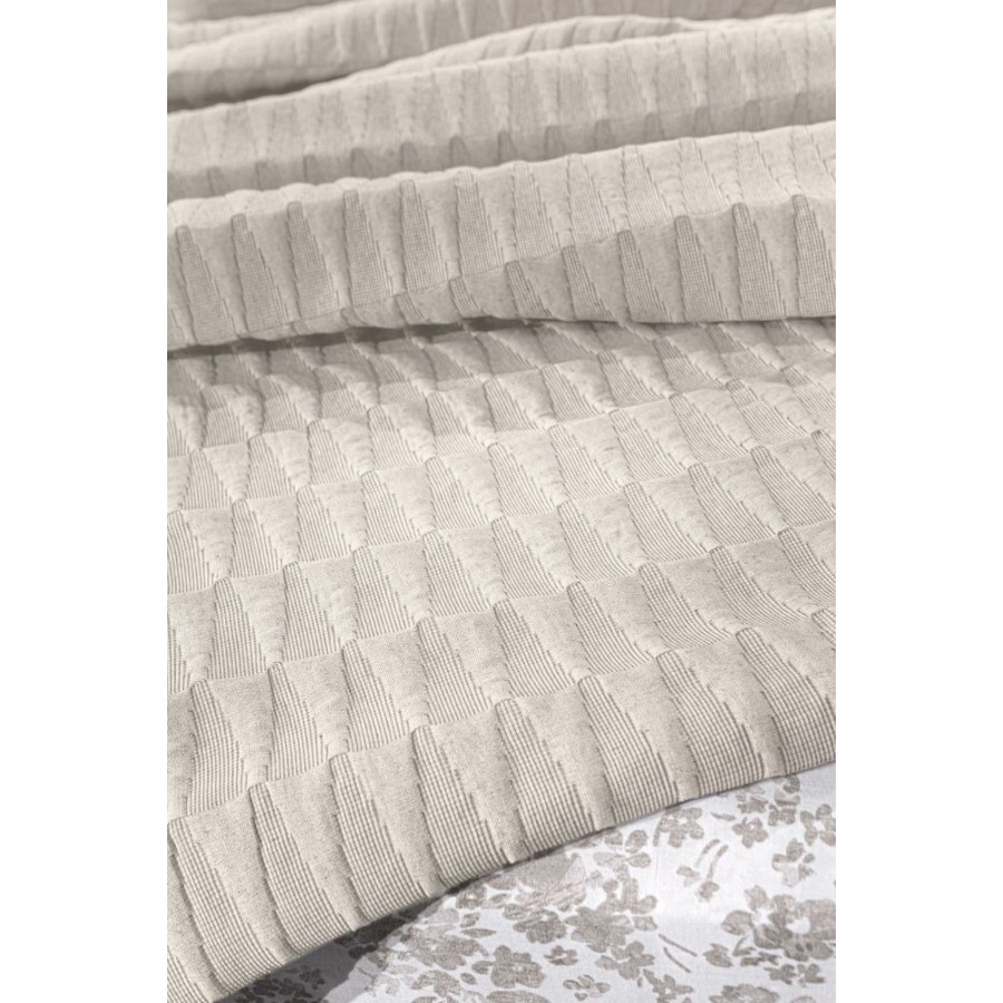 Κουβέρτα Palmyra Natural 245X260 Υπέρδιπλη Guy Laroche Κουβέρτα Palmyra Natural 245X260 Υπέρδιπλη Guy Laroche