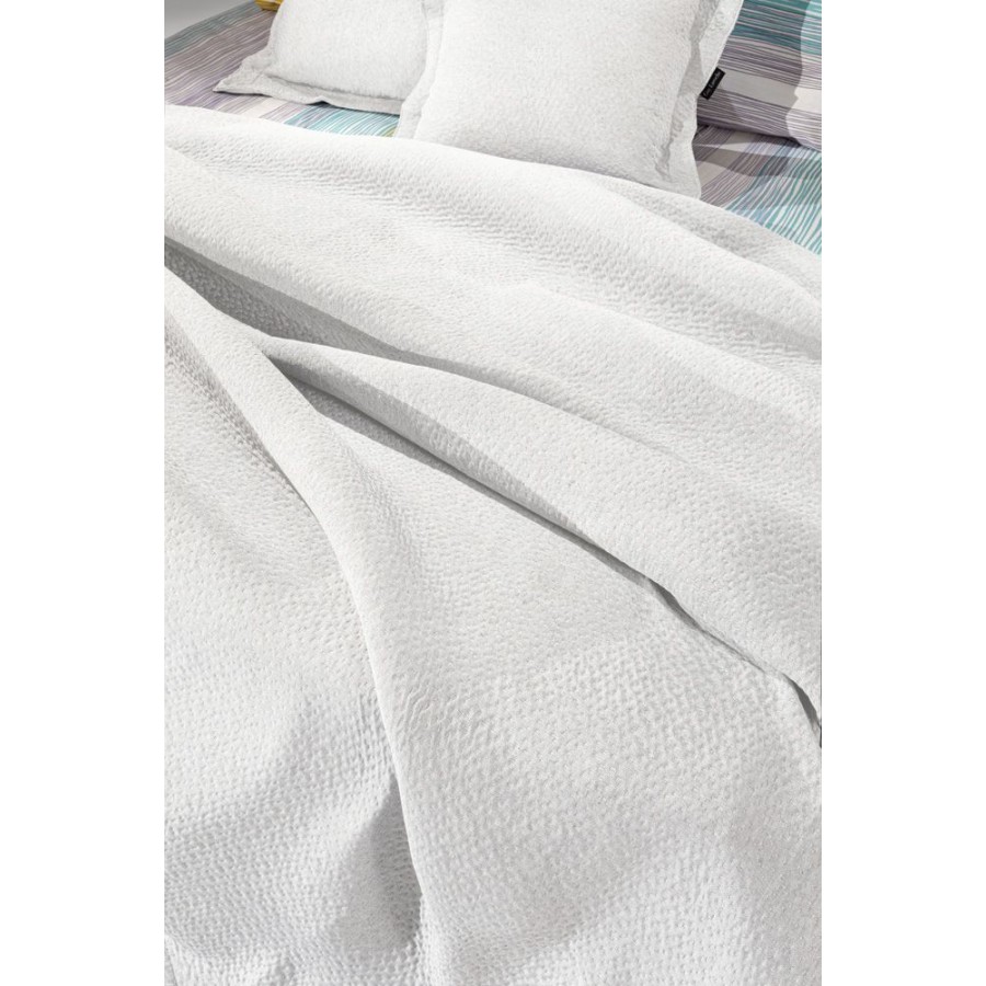 Κουβέρτα Rain Snow White 245X260 Υπέρδιπλη Guy Laroche