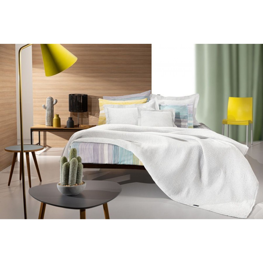 Κουβέρτα Rain Snow White 245X260 Υπέρδιπλη Guy Laroche