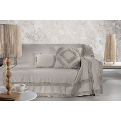 Ριχτάρι Διθέσιου Καναπέ Hidi Natural 180X250 Guy Laroche