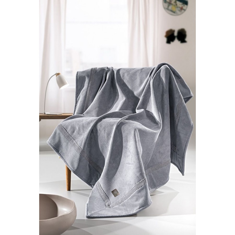 Ριχτάρι Τετραθέσιου Καναπέ Rubicon Silver 170X350 Guy Laroche