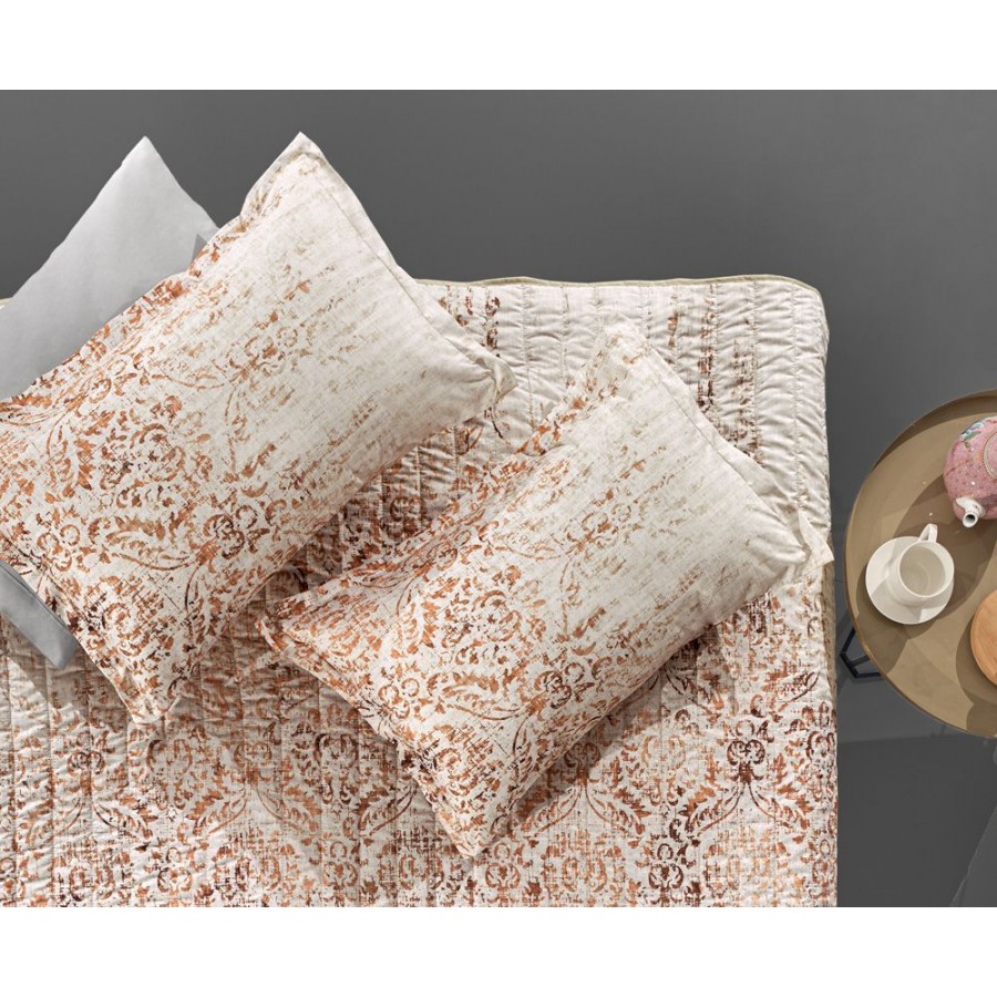 Σετ Μαξιλαροθήκες Rustique Coral 50X70 Oxford Guy Laroche