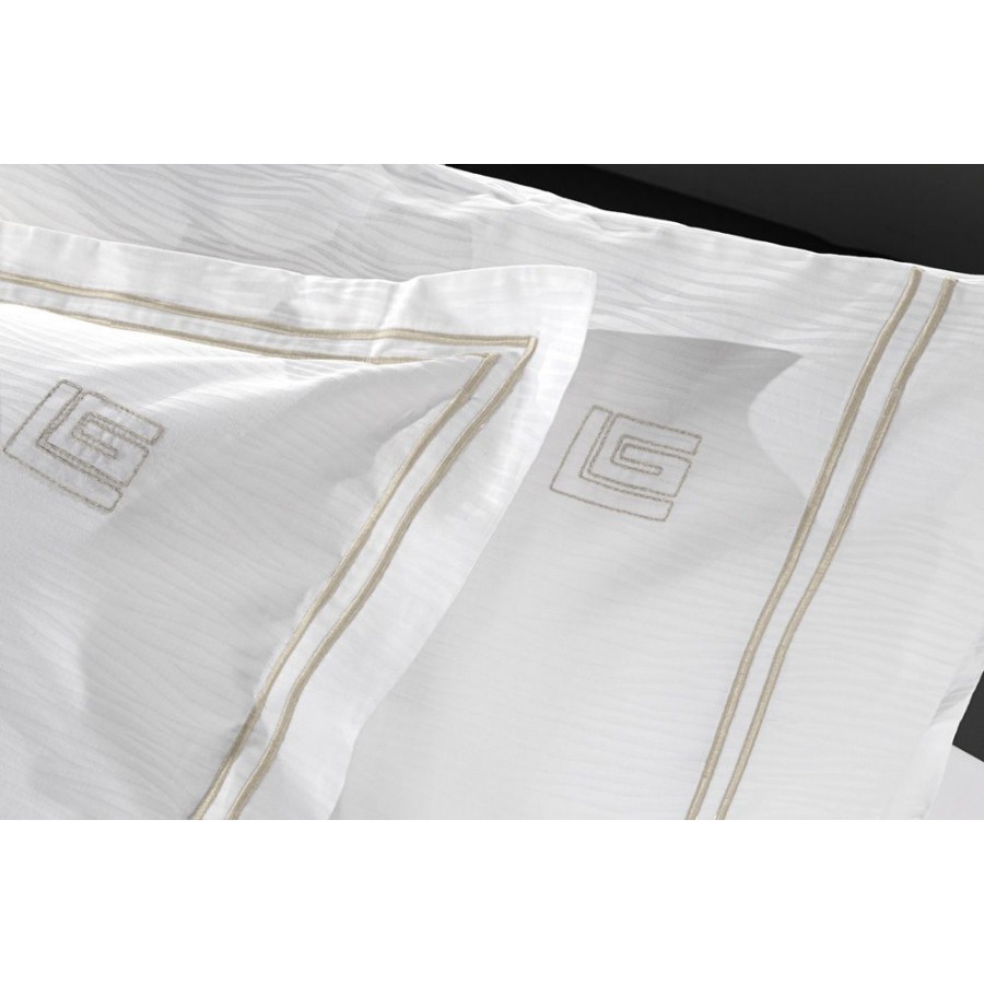 Σετ Μαξιλαροθήκες St.Tropez Beige 52Χ72 Oxford Guy Laroche