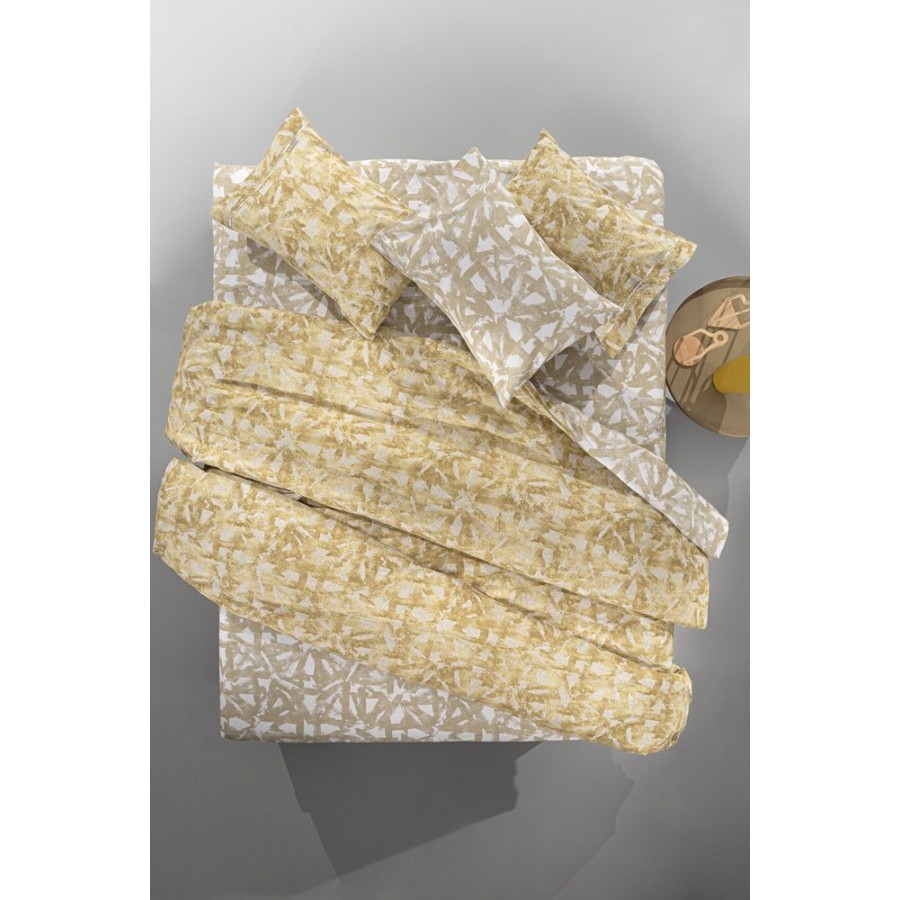 Σετ Σεντόνια Graffity Sand King Size 270X265 Guy Laroche