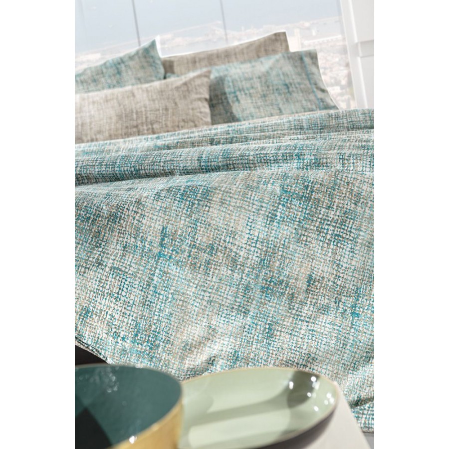 Σετ Σεντόνια Net Aqua Μονά 160X265 Guy Laroche