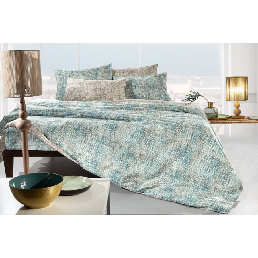 Σετ Σεντόνια Net Aqua Μονά 160X265 Guy Laroche