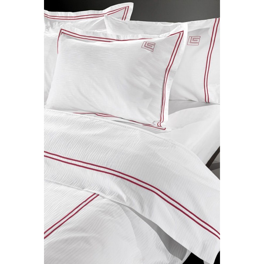 Σετ Σεντόνια Υπέρδιπλα St.Tropez Rosso 250X275 Guy Laroche