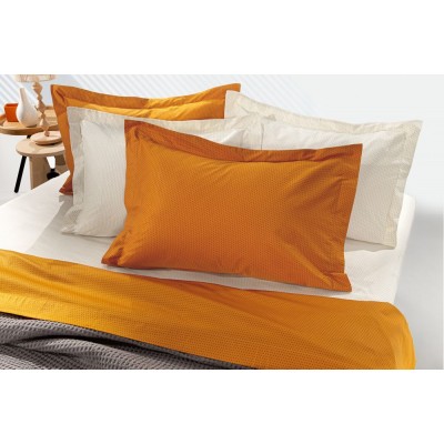 Σετ Υπέρδιπλα Βαμβακοσατέν Σεντόνια Aquarelle Mango-Sand 245X260 Guy Laroche