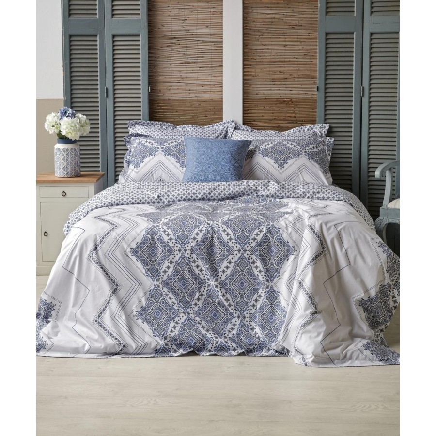 Alladin 01  Σετ 2 Τεμ Μαξιλαροθήκες Με Φάσα Γαλλικού Τύπου Kentia 50X70