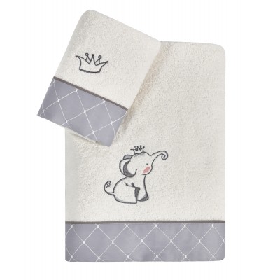 Dumbo Πετσέτες Σετ 2 Τεμ Σώματος Προσώπου Kentia 70X125 - 40X60