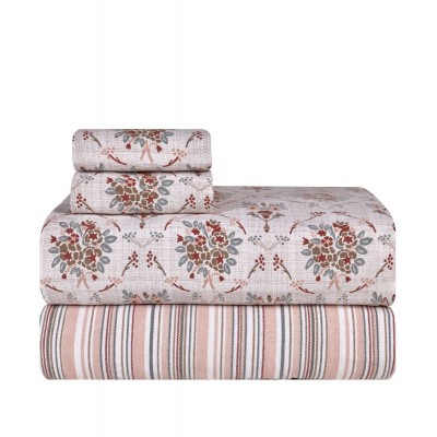 Iliana 18 Σεντόνι King Σετ 4 Τεμ Φανέλα 270X270 Kentia