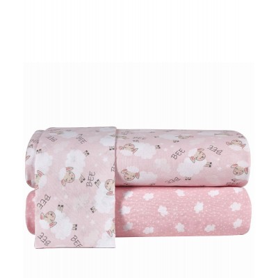 Merinos Σεντόνι Μονό Σετ 3 Τεμ 160X255 Kentia