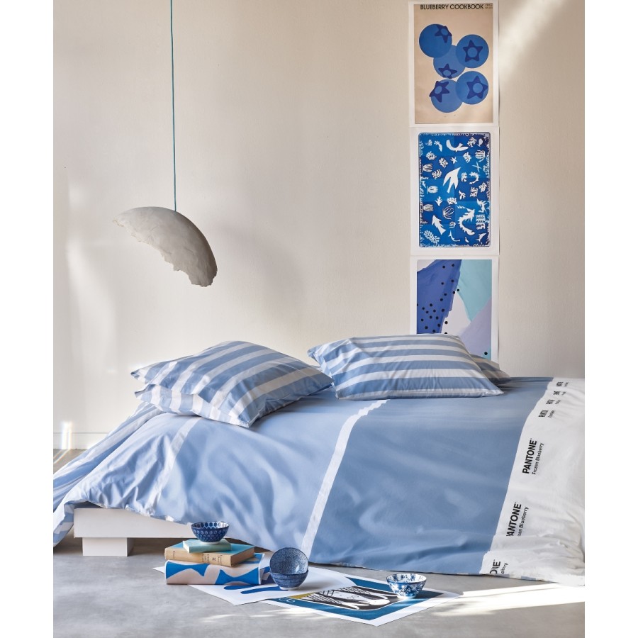 Pantone 0601 Παπλωματοθήκη Μονή Σετ 2 Τεμ  Kentia 160X240