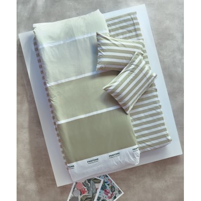 Pantone 0636 Παπλωματοθήκη Μονή Σετ 2 Τεμ  Kentia 160X240