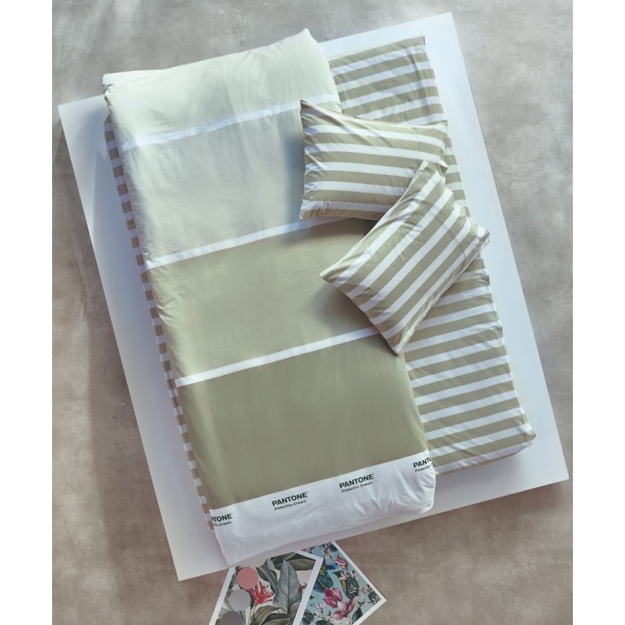 Pantone 0636 Παπλωματοθήκη Μονή Σετ 2 Τεμ  Kentia 160X240