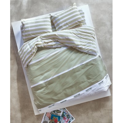 Pantone 0636 Παπλωματοθήκη Μονή Σετ 2 Τεμ  Kentia 160X240