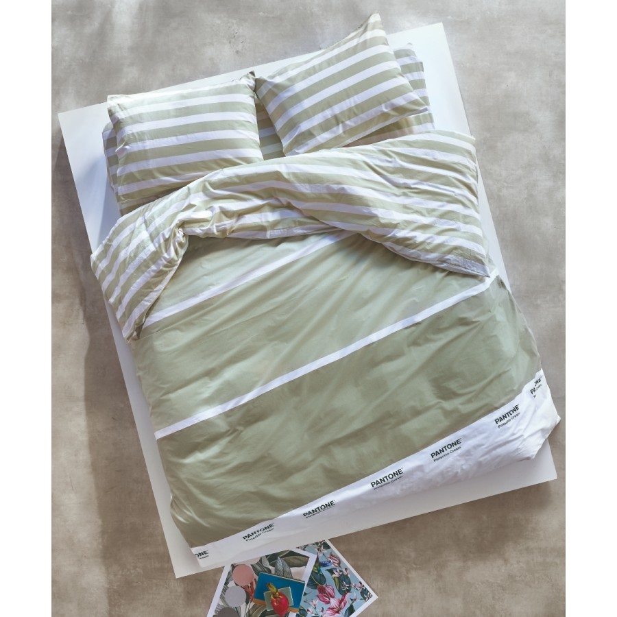 Pantone 0636 Παπλωματοθήκη Μονή Σετ 2 Τεμ  Kentia 160X240