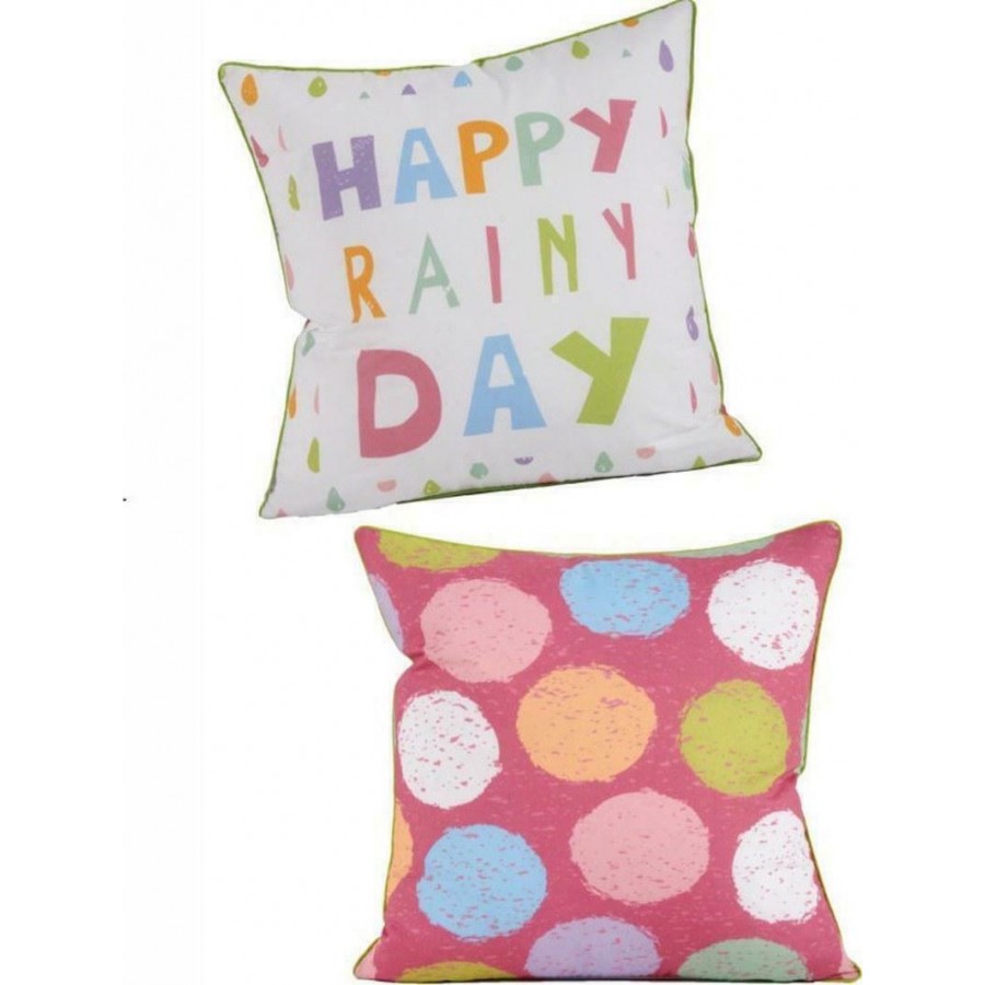 Rainfall Μαξιλαροθήκη Διακοσμητική Διπλής Όψης Kentia 50X50 Rainfall Μαξιλαροθήκη Διακοσμητική Διπλής Όψης Kentia 50X50