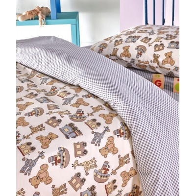 Retro Πάπλωμα Κούνιας 100X140 Kentia