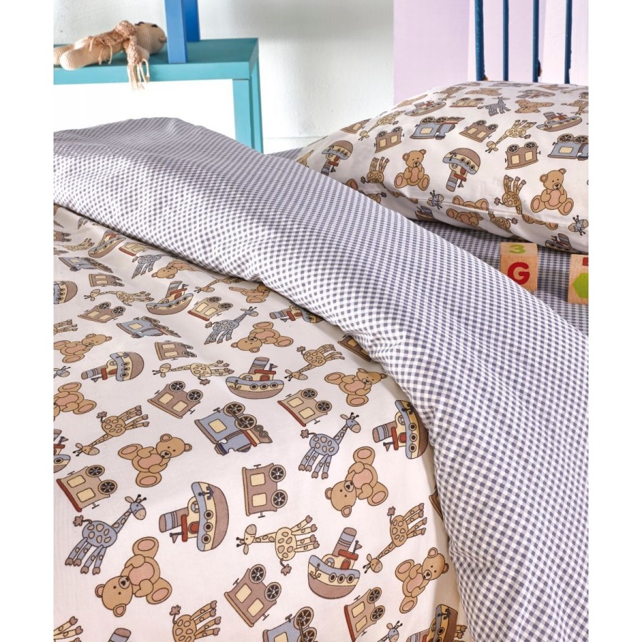 Retro Πάπλωμα Κούνιας 100X140 Kentia