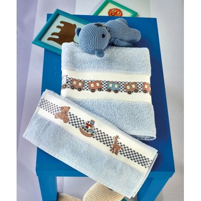 Retro Πετσέτες Σετ 2 Τεμ 70X125 - 40X60 Kentia