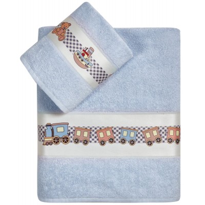 Retro Πετσέτες Σετ 2 Τεμ 70X125 - 40X60 Kentia