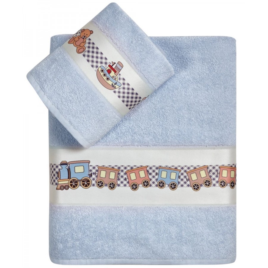 Retro Πετσέτες Σετ 2 Τεμ 70X125 - 40X60 Kentia