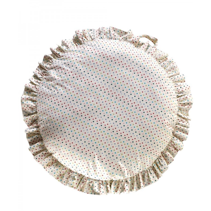 Rosa Βρεφική Μαξιλάρα Δαπέδου Με Βολαν Φ80 Kentia