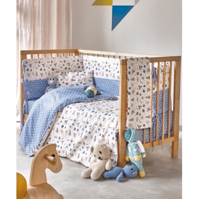 Sam Παπλωματοθήκη Κούνιας Σετ 2 Τεμ  Kentia 100X140