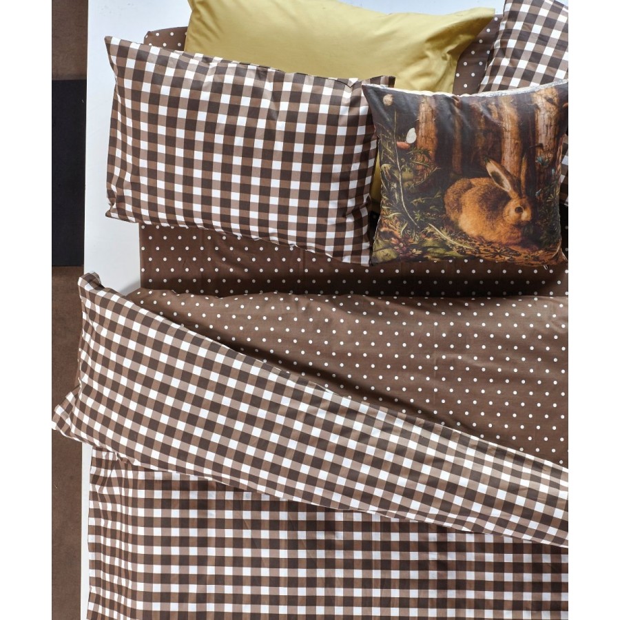 Serafina 15 Παπλωματοθήκη Ημίδιπλη Σετ 2 Τεμ 180X240 Kentia