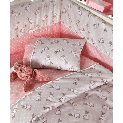 Tata Παπλωματοθήκη Κούνιας Σετ 2 Τεμ 100X140 Kentia