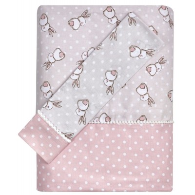 Tata Παπλωματοθήκη Κούνιας Σετ 2 Τεμ 100X140 Kentia