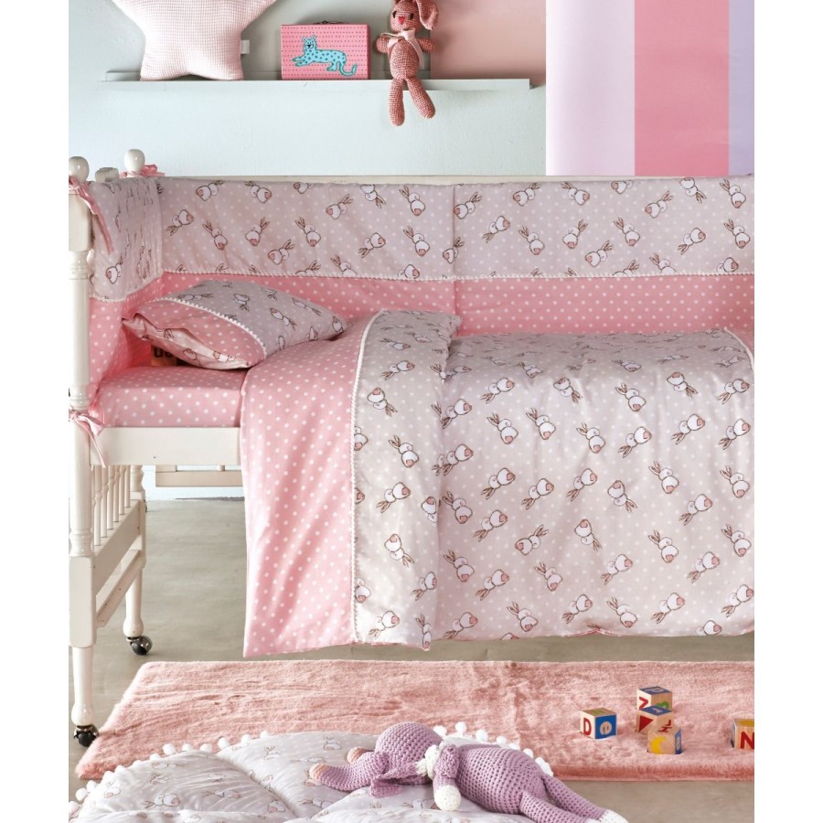 Tata Παπλωματοθήκη Κούνιας Σετ 2 Τεμ 100X140 Kentia