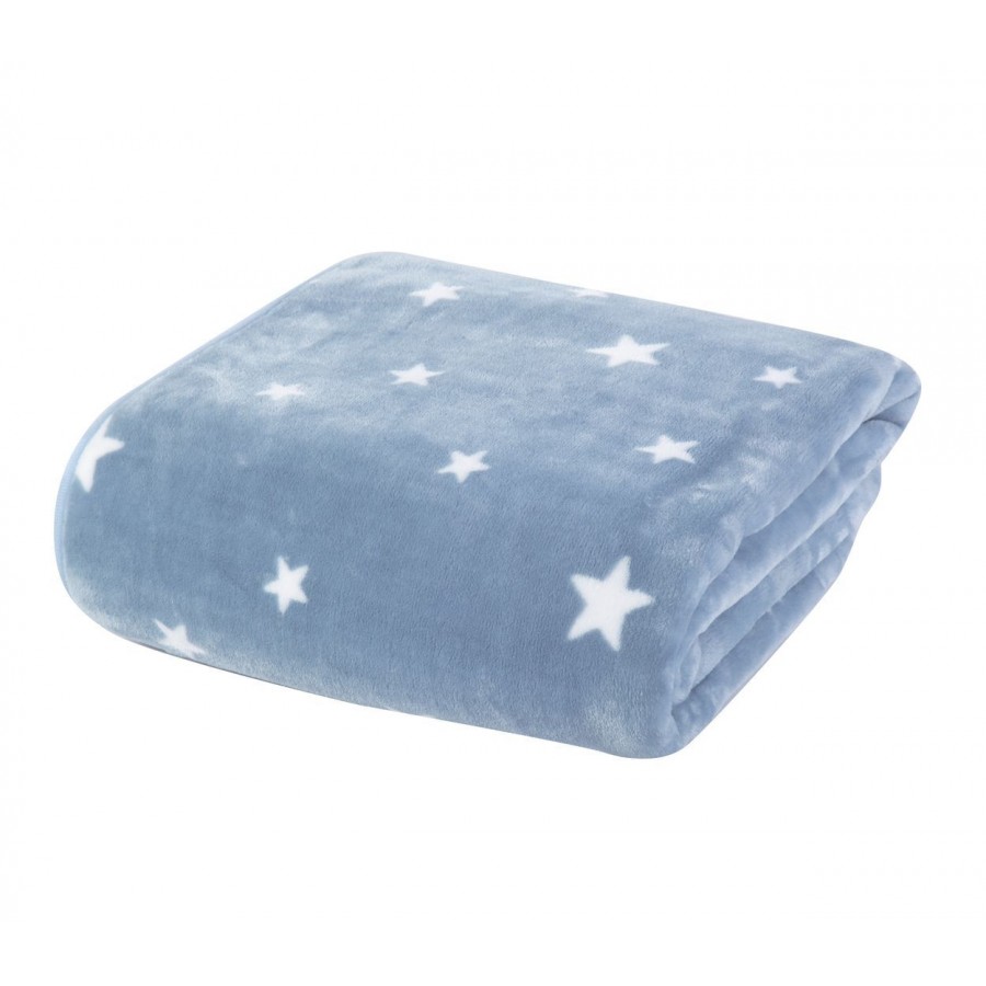 Βρεφική Κουβέρτα Αγκαλιάς Stellar Blue Nef-Nef 75X100
