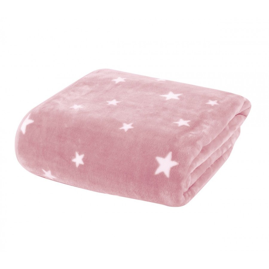 Βρεφική Κουβέρτα Αγκαλιάς Stellar Pink Nef-Nef 75X100