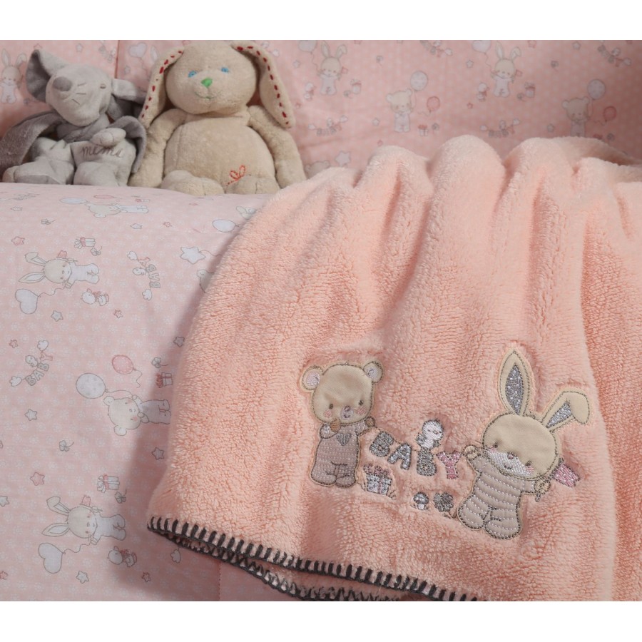 Βρεφική Κουβέρτα Fleece Αγκαλιάς Play In My Room Nef-Nef 80X110 Βρεφική Κουβέρτα Fleece Αγκαλιάς Play In My Room Nef-Nef 80X110