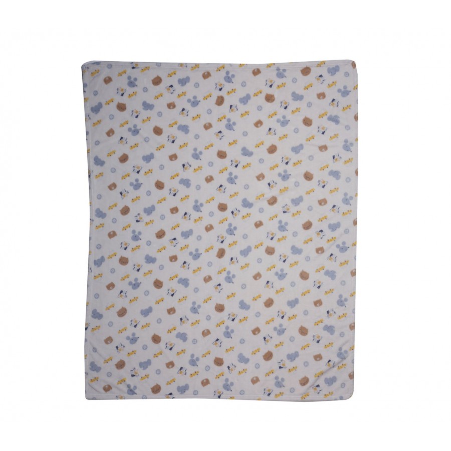Βρεφική Κουβέρτα Fleece Αγκαλιάς Wonderful World Nef-Nef 70X100 Βρεφική Κουβέρτα Fleece Αγκαλιάς Wonderful World Nef-Nef 70X100