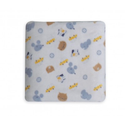 Βρεφική Κουβέρτα Fleece Αγκαλιάς Wonderful World Nef-Nef 70X100 Βρεφική Κουβέρτα Fleece Αγκαλιάς Wonderful World Nef-Nef 70X100